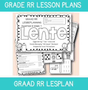 Graad RR Lesplan Kwartaal 4 Week 1: Lente