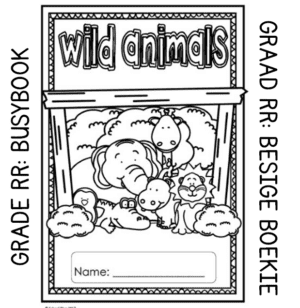 Grade RR Activity Book: Wild Animals