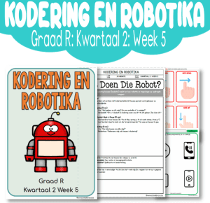 Graad R Kodering en Robotika Kwartaal 2 Week 5