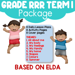 Grade RRR Curriculum Term 1