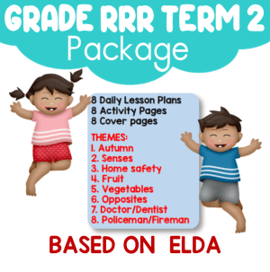 Grade RRR Curriculum Term 2