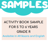 Grade R Activity Book Sample
