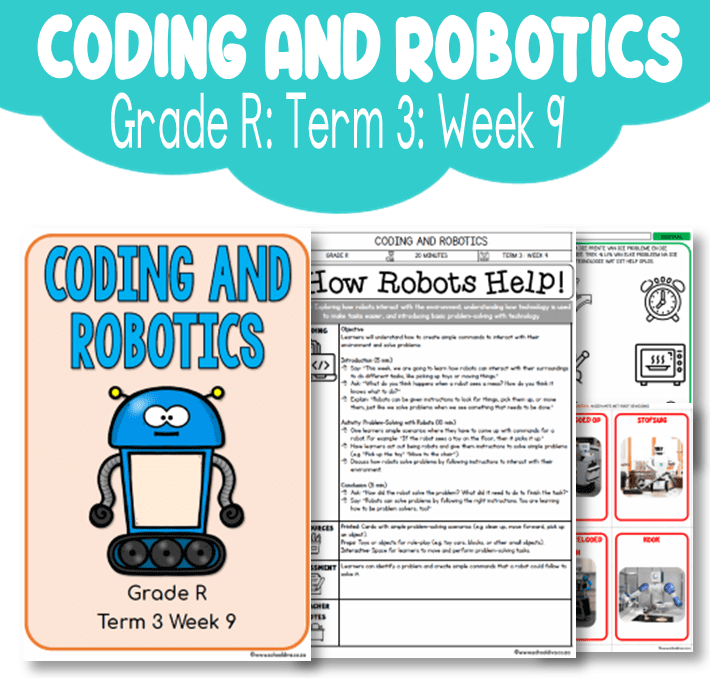 Grade R Coding and Robotics Term 3 Week 9 - School Diva