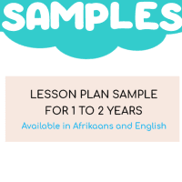 Lesson Plan Sample: 1 to 2 Years