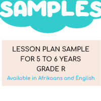 Lesson Plan Sample: 5 to 6 Years