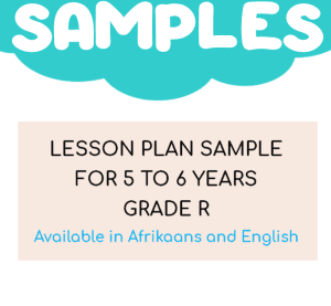 Lesson Plan Sample: 5 to 6 Years
